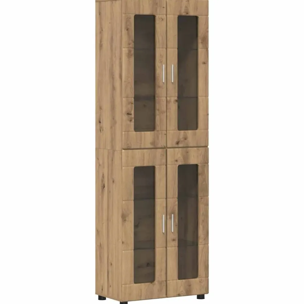 vidaXL Conjunto de mueble de TV con cajón FLORIN Roble artesanal Roble artisan New
