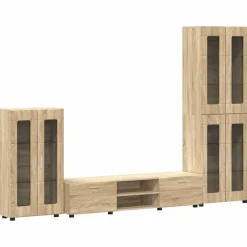 vidaXL Conjuntos De Muebles-Conjunto de mueble de TV con cajón FLORIN