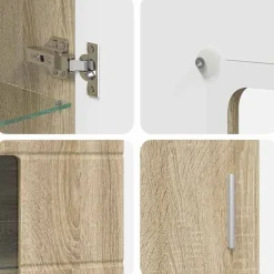 vidaXL Conjuntos De Muebles-Conjunto de mueble de TV con cajón FLORIN
