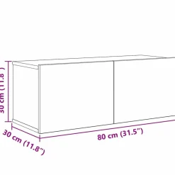 vidaXL Conjunto de mueble de TV 8 pcs Madera envejecida Sale