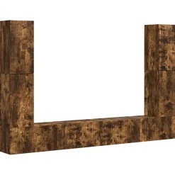 vidaXL Muebles Tv-Conjunto de mueble de TV 8 pcs
