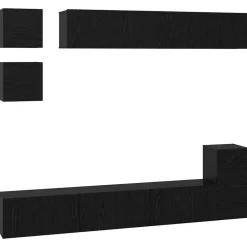 vidaXL Muebles Tv-Conjunto de mueble de TV 8 pcs Madera contrachapada