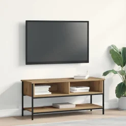 vidaXL Muebles Tv-Conjunto de mueble de TV Roble artesanal 100 x 35 x 45 cm