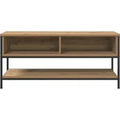 vidaXL Muebles Tv-Conjunto de mueble de TV Roble artesanal 100 x 35 x 45 cm