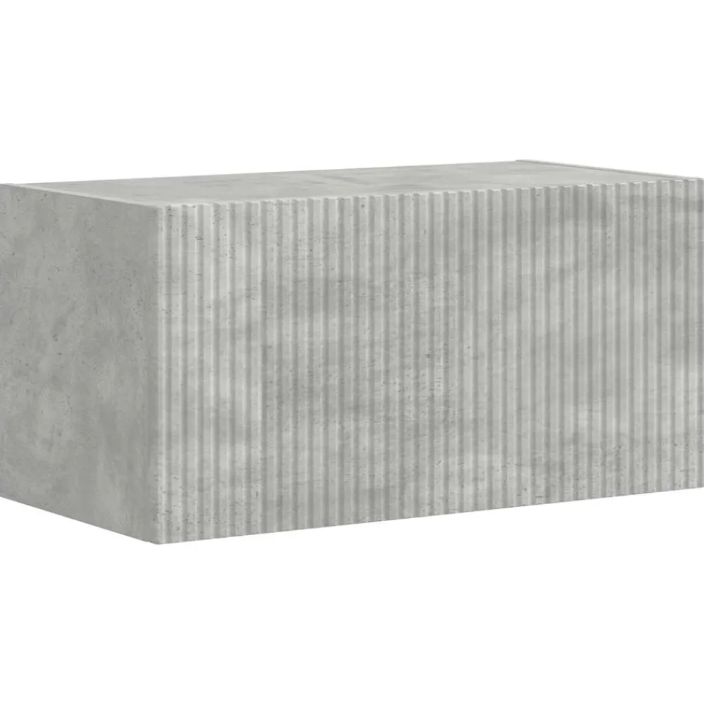 vidaXL Conjunto de mueble de TV 6 pcs Gris Concreto Gris hormigón Online