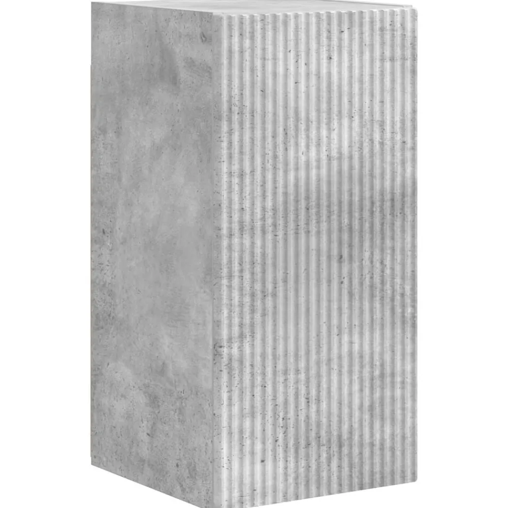 vidaXL Conjunto de mueble de TV 6 pcs Gris Concreto Gris hormigón Online