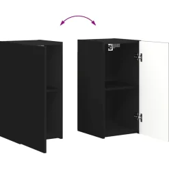 vidaXL Muebles Tv-Conjunto de mueble de TV 4 pcs Madera de ingeniería