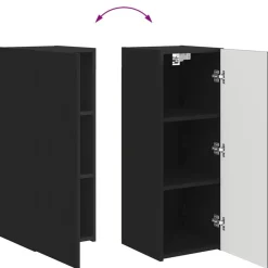 vidaXL Muebles Tv-Conjunto de mueble de TV 4 pcs Madera de ingeniería