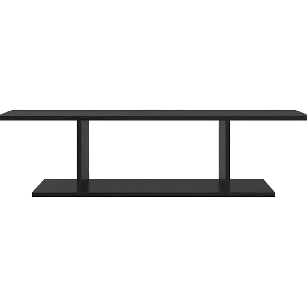 vidaXL Conjunto de mueble de TV Negro 103 x 30 x 26,5 cm Roble negro New