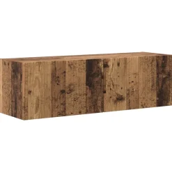 vidaXL Conjunto de mueble de TV Montaje en la pared 5 pcs Madera vieja Outlet