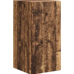 vidaXL Conjunto de mueble de TV Montaje en la pared 5 pcs Madera vieja Outlet