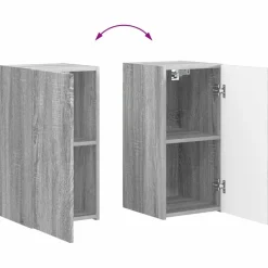 vidaXL Muebles Tv-Conjunto de mueble de TV 6 pcs Madera de ingeniería