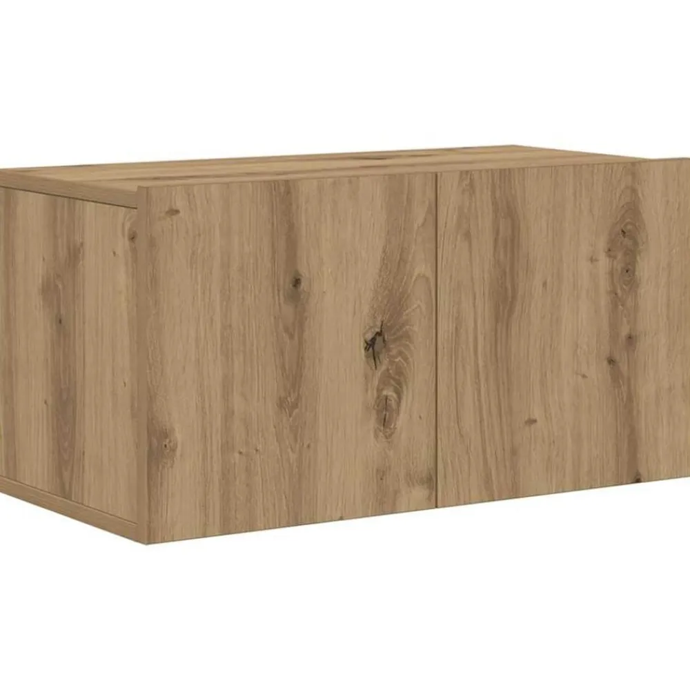 vidaXL Muebles Tv-Conjunto de mueble de TV Marrón 60 x 30 x 30 cm