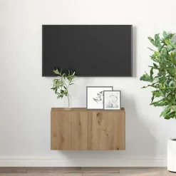 vidaXL Muebles Tv-Conjunto de mueble de TV Marrón 60 x 30 x 30 cm
