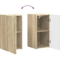 vidaXL Conjunto de mueble de TV 6 pcs Roble Sonoma Online