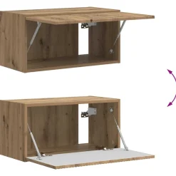 vidaXL Muebles Tv-Conjunto de mueble de TV 5 pcs Roble artesanal