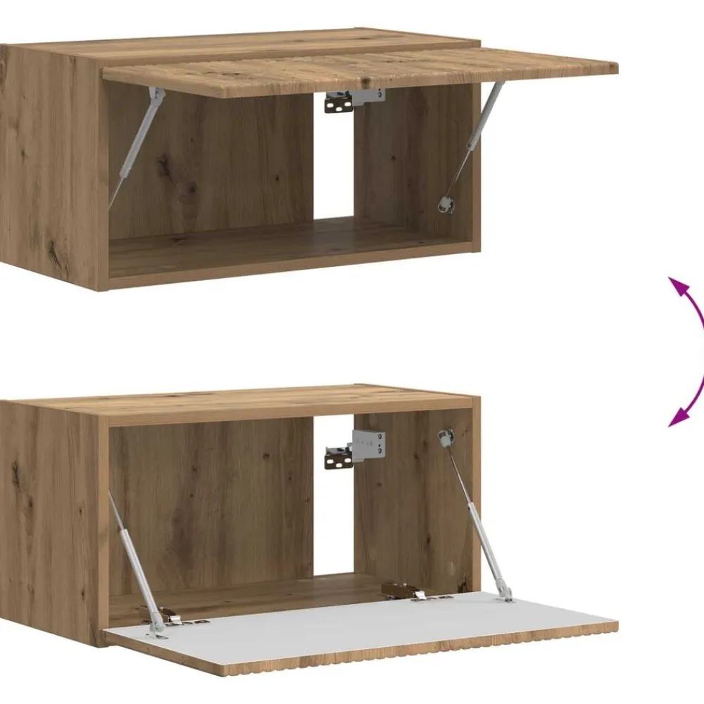 vidaXL Muebles Tv-Conjunto de mueble de TV 5 pcs Roble artesanal