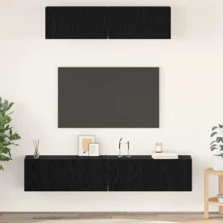vidaXL Muebles Tv-Conjunto de mueble de TV 4 pcs Madera de ingeniería