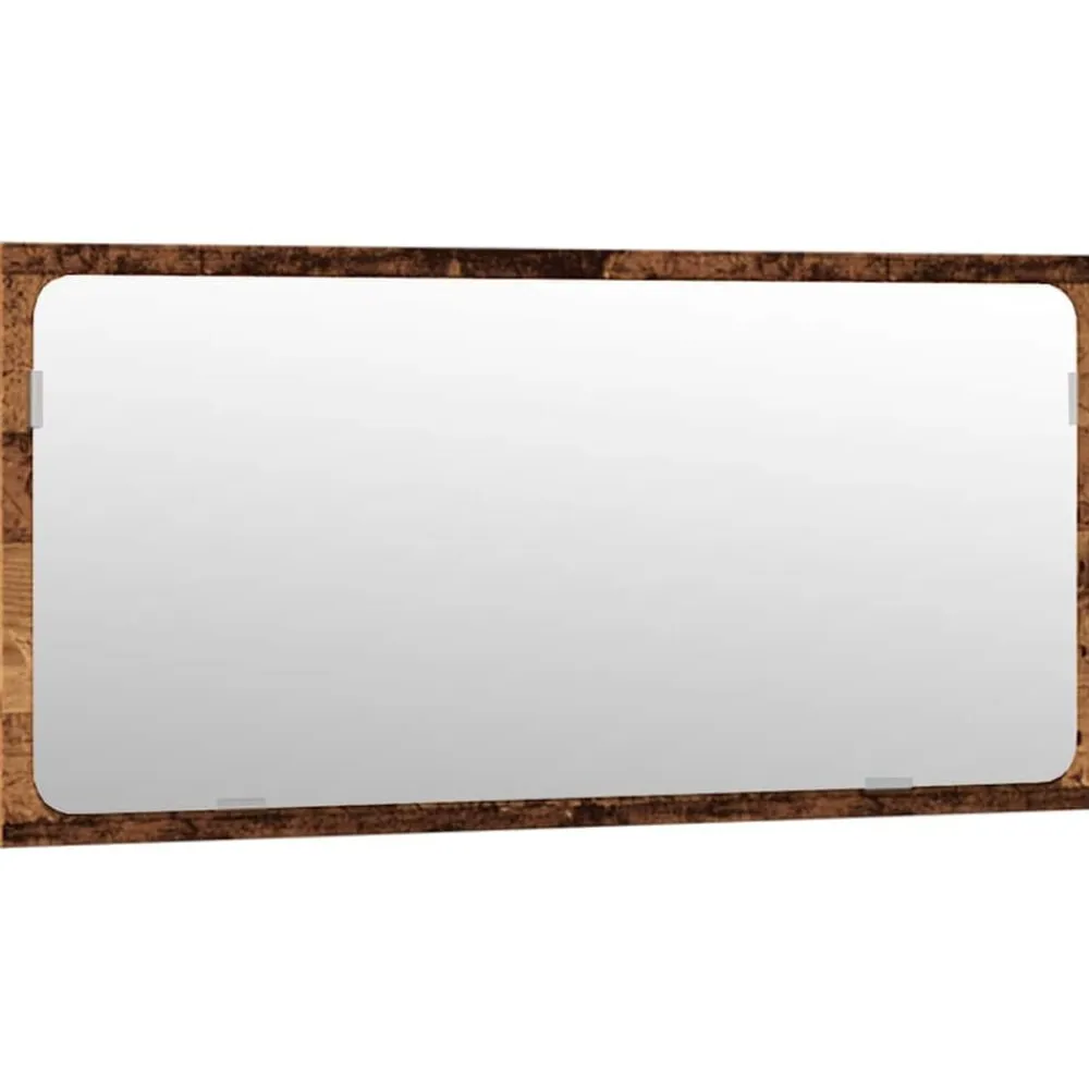 vidaXL Conjunto de muebles de baño de madera antigua madera ingeniería Madera envejecida Hot