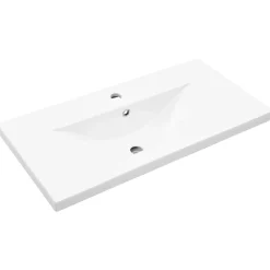 vidaXL Conjunto de muebles de baño de madera antigua madera ingeniería Madera envejecida Hot