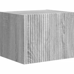 vidaXL Conjunto de mueble para TV de pared 6 pcs Gris sonoma Online