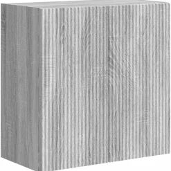 vidaXL Conjunto de mueble para TV de pared 6 pcs Gris sonoma Online