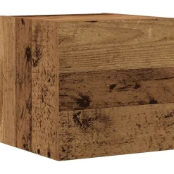 vidaXL Muebles Tv-Conjunto de mueble de TV 5 piezas montado la pared madera vieja