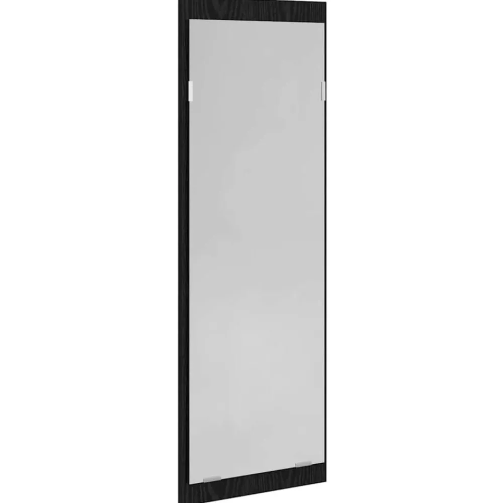 vidaXL Bancos-Conjunto de muebles de recibidor con cajón 4 pcs Roble Negro
