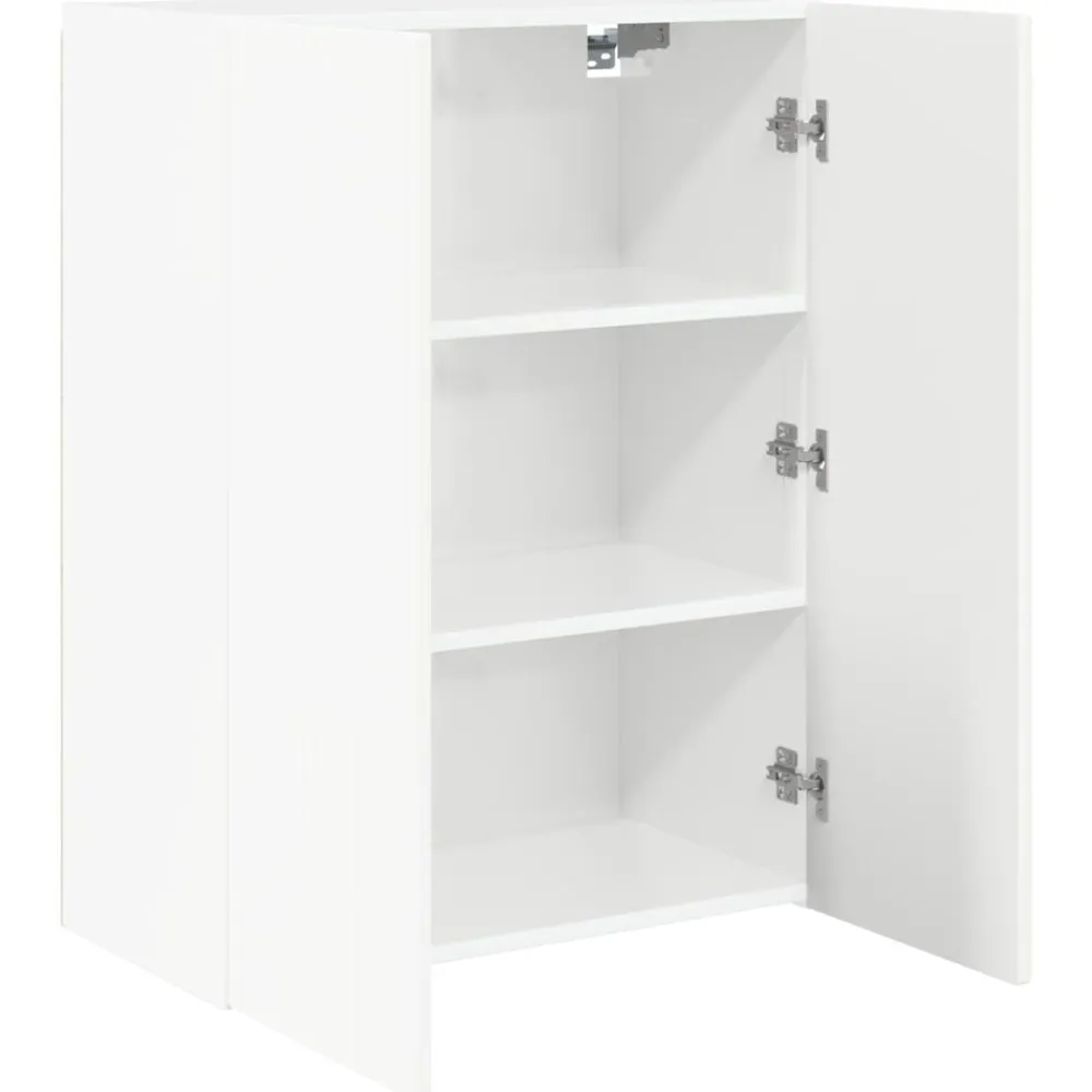 vidaXL Conjunto de mueble para TV de pared 6 pcs brillante