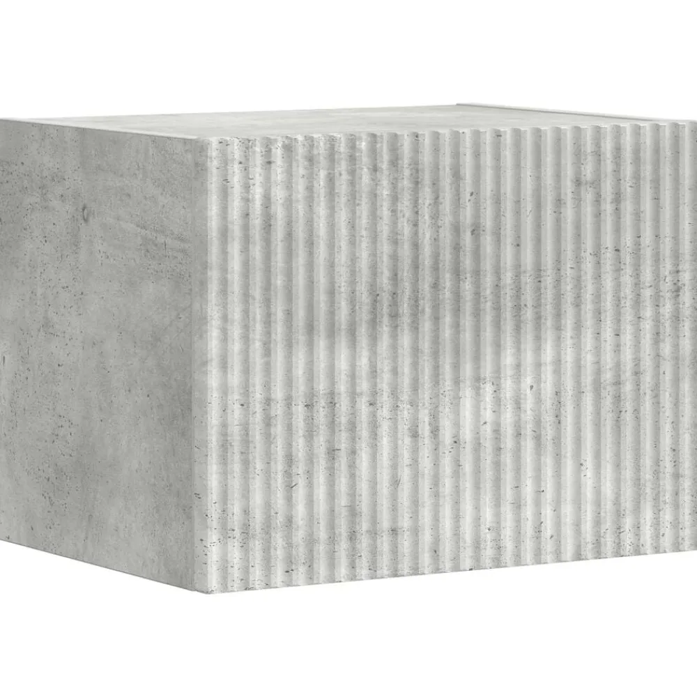 vidaXL Muebles Tv-Conjunto de mueble de TV 5 pcs Gris Concreto