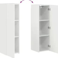 vidaXL Muebles Tv-Conjunto de mueble de TV 4 pcs Madera de ingeniería