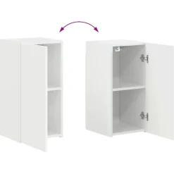 vidaXL Muebles Tv-Conjunto de mueble de TV 4 pcs Madera de ingeniería