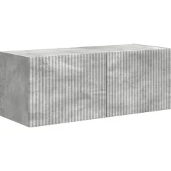 vidaXL Conjunto de mueble de TV 4 pcs Gris Concreto Gris hormig&oacute;n Online