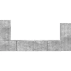 vidaXL Conjunto de mueble de TV 4 pcs Gris Concreto Gris hormig&oacute;n Online