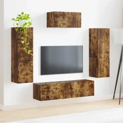 vidaXL Muebles Tv-Conjunto de mueble de TV 4 pcs