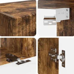 vidaXL Muebles Tv-Conjunto de mueble de TV 4 pcs
