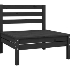 vidaXL Muebles De Jardín-Conjunto de muebles de jardín 3 piezas madera maciza pino
