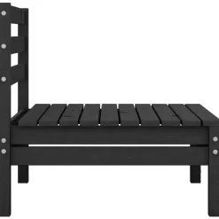 vidaXL Muebles De Jardín-Conjunto de muebles de jardín 3 piezas madera maciza pino
