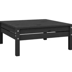 vidaXL Muebles De Jardín-Conjunto de muebles de jardín 3 piezas madera maciza pino