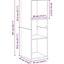 vidaXL Muebles Tv-Conjunto de mueble de TV Montaje en la pared 2 pcs