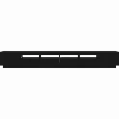 vidaXL Conjunto de mueble de TV 3 pcs Negro 300 x 35 x 40 cm Roble negro Clearance