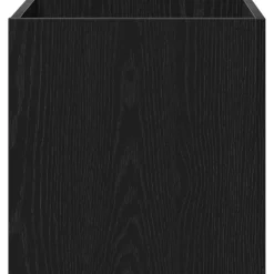 vidaXL Conjunto de muebles de recibidor 5 pcs Madera de ingeniería Roble negro Clearance