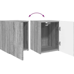 vidaXL Muebles Tv-Conjunto de mueble de TV 4 pcs Madera de ingeniería