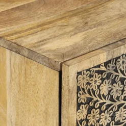 vidaXL Conjunto de muebles de baño 2 piezas madera maciza de mango Discount