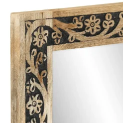 vidaXL Conjunto de muebles de baño 2 piezas madera maciza de mango Discount
