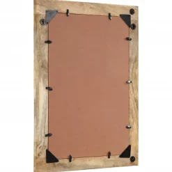 vidaXL Conjunto de muebles de baño 2 piezas madera maciza de mango Discount