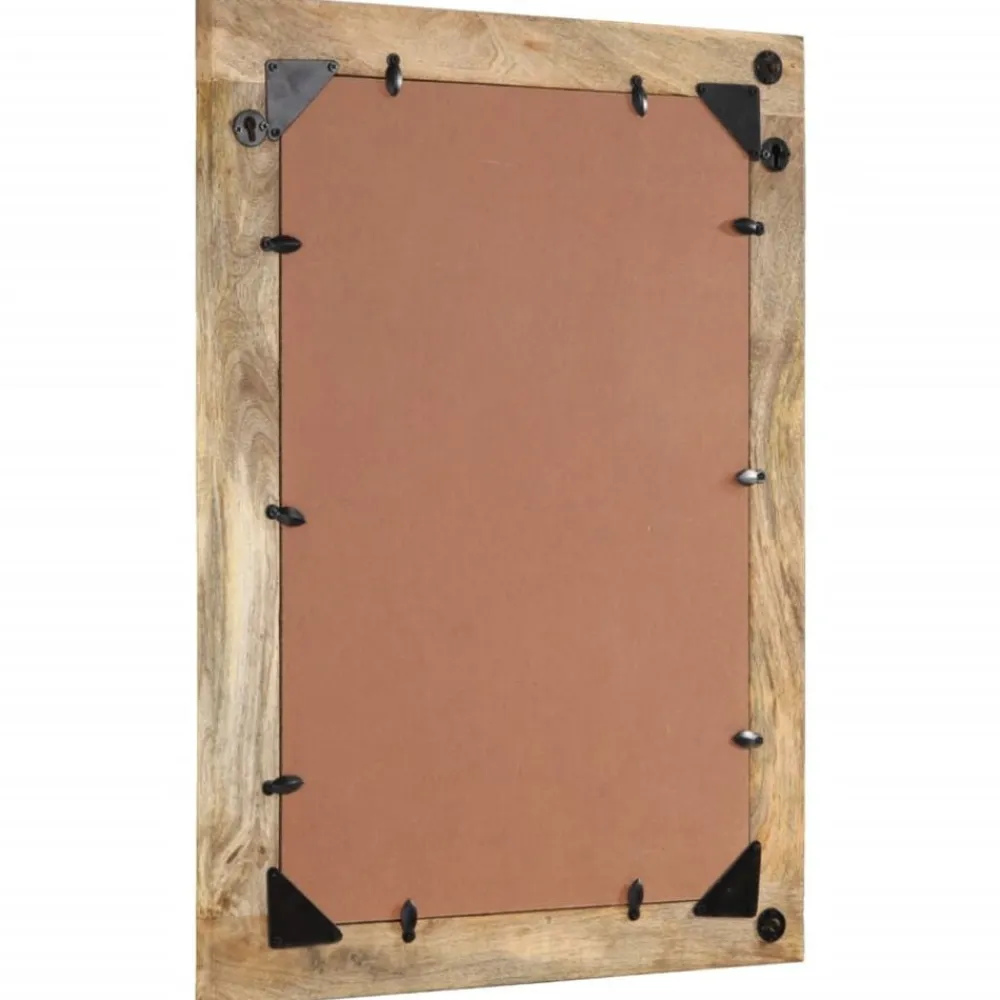 vidaXL Conjunto de muebles de baño 2 piezas madera maciza de mango Discount