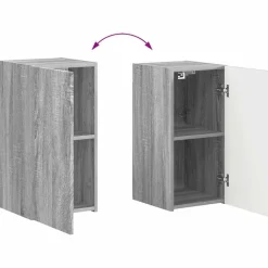 vidaXL Muebles Tv-Conjunto de mueble de TV 4 pcs Madera de ingeniería