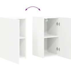 vidaXL Muebles Tv-Conjunto de mueble de TV 6 pcs Madera de ingeniería
