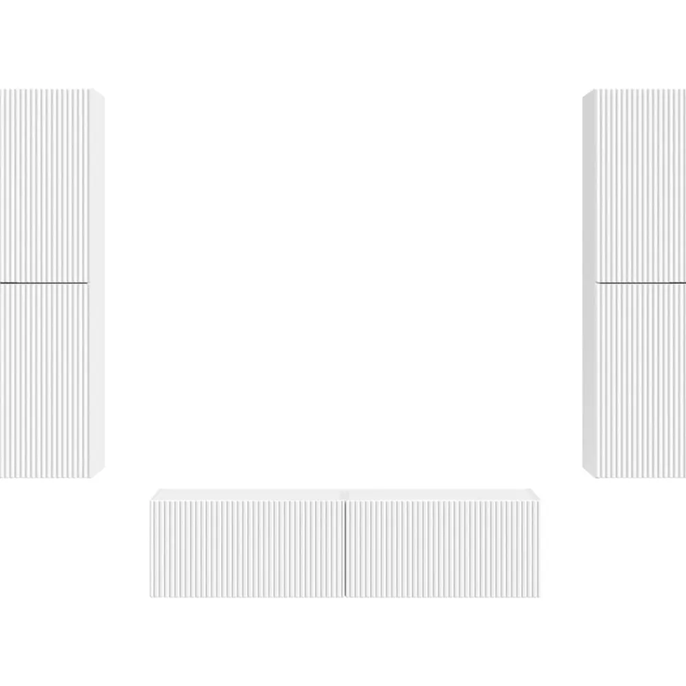 vidaXL Muebles Tv-Conjunto de mueble de TV 6 pcs Madera de ingeniería